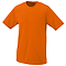 S/S PERFORMANCE T-SHIRT ORANGE Front Angle Left